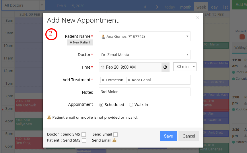 add_newPatient_from_calendar_healcon_practice_software.png