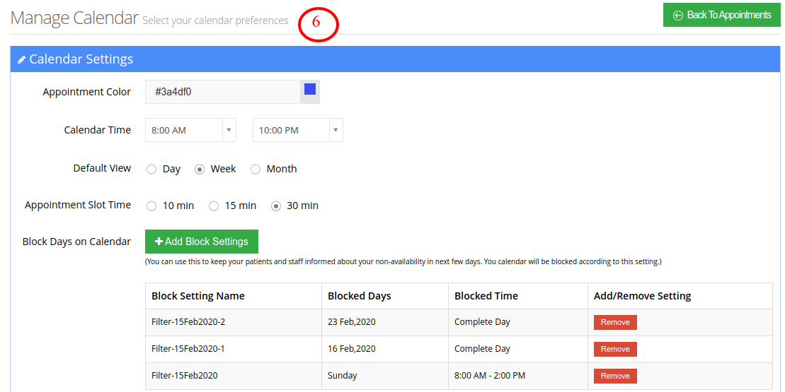 appointment_calendar_settings_healcon_practice_management_software.png